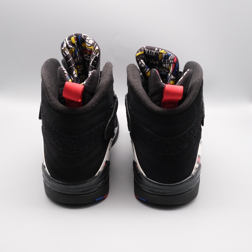 Nike Air Jordan 8 Retro Playoffs Men's Size 10 Sneakers Black/Red 305381-062 - Picture 8 of 16